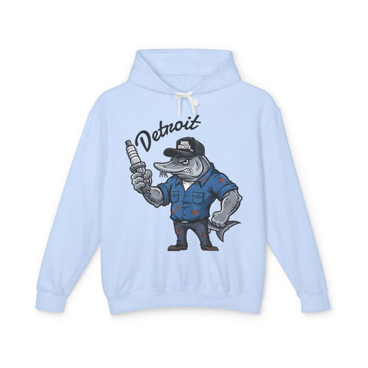 Hooded Sweatshirt - Detroit Hometown Catch - Motor City Mechanic Design