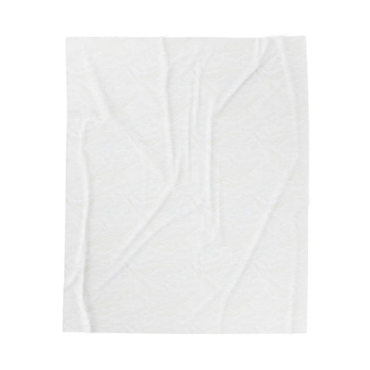 Plush Blanket Fishing Bobber Ripple Pattern